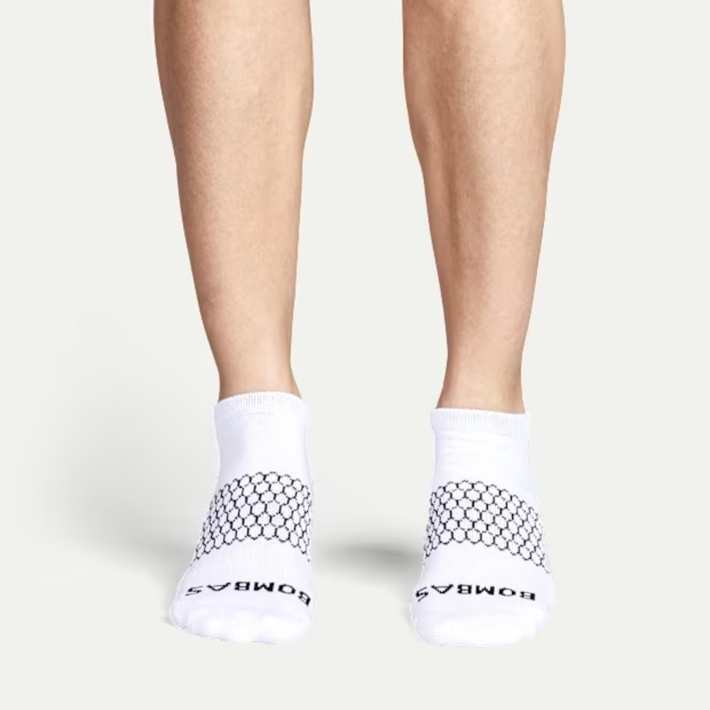 Bombas Women's Ankle Sock 4-Pack - solid white - NWT - Picture 4 of 6